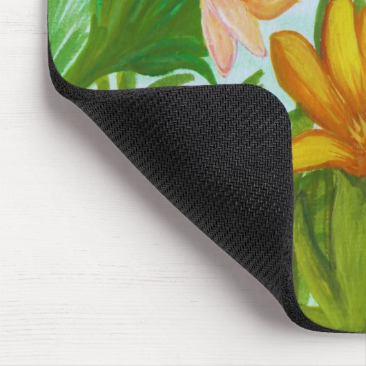 Farbschmetterling im Garten Mousepad (Ecke)
