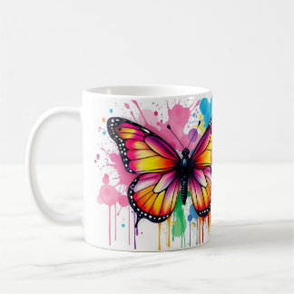 Farbschmetterling Kaffeetasse