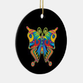 Farbschmetterling Keramik Ornament (Rechts)