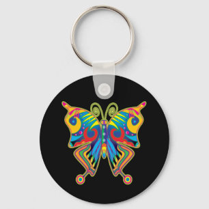 Farbschmetterling Schlüsselanhänger