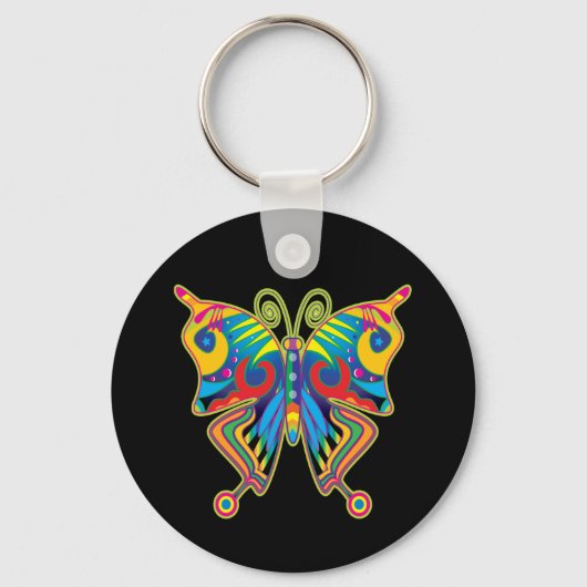 Farbschmetterling Schlüsselanhänger (Vorderseite)