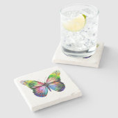 Farbschmetterling Steinuntersetzer (Seitenansicht)