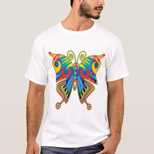 Farbschmetterling T-Shirt (Vorderseite)