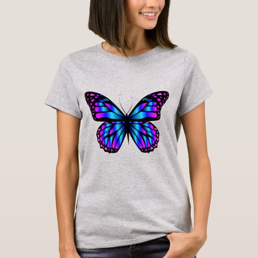 Farbschmetterling T-Shirt (Vorderseite)