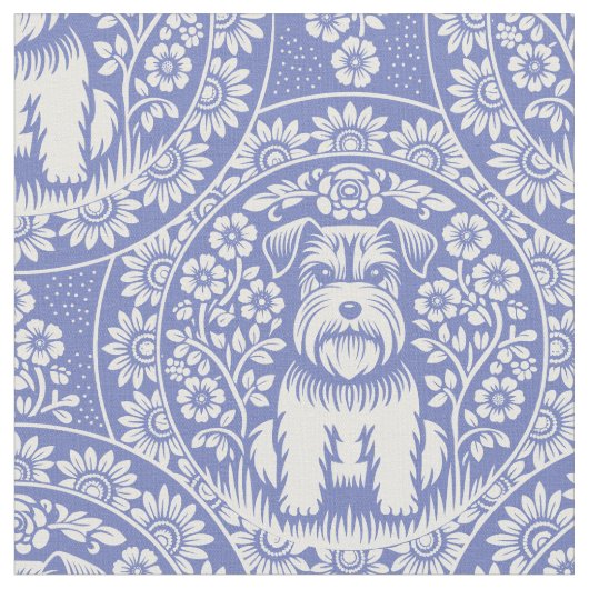 Farbschnauzer oder andere Blumenmuster Stoff (Nahaufnahme)