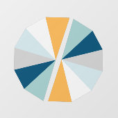 Farbschnitte fensteraufkleber (Blatt)