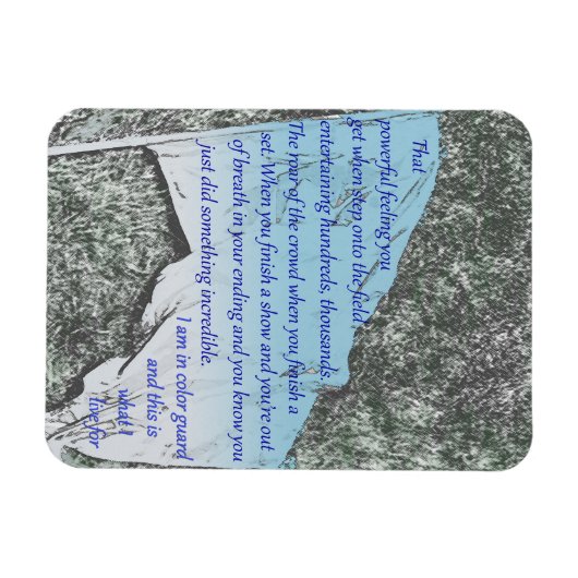 Farbschutz-Flag Inspiration-Magnet Magnet (Horizontal)