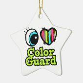 Farbschutz für das Augenherz I Liebe Keramikornament (Links)