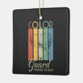 Farbschutz "Interpretieren der Musik" Keramikornament (Links)