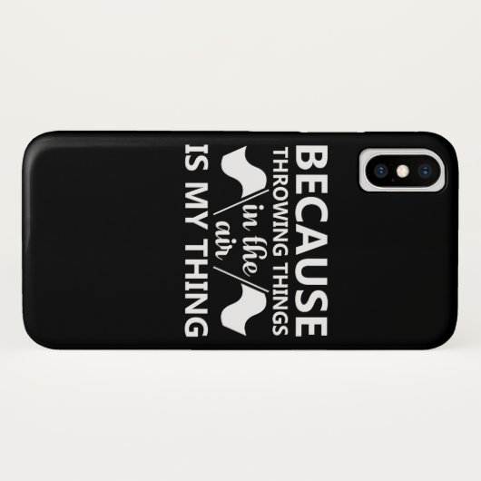 Farbschutz-ist- werfende Sache-Luft Sache Case-Mate iPhone Hülle (Rückseite (Horizontal))