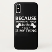 Farbschutz-ist- werfende Sache-Luft Sache Case-Mate iPhone Hülle (Rückseite)