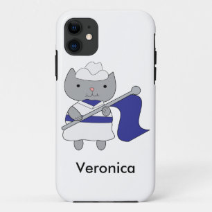 Farbschutz Katze blau weiß Case-Mate iPhone Hülle