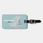 Farbschutz mit Spin Dance | Gepäckmarke Gepäckanhänger (Vorderseite horizontal)