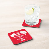 Farbschutz, Rot, Liebe-Farbschutz Untersetzer (Rechte Seite)