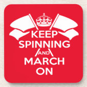 Farbschutz, Rot, Liebe-Farbschutz Untersetzer (Vorderseite)