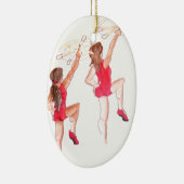 Farbschutz-Weihnachtsverzierung Keramikornament (Rechts)