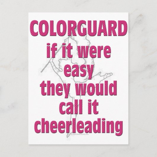 Farbschutz: Wenn es einfach wäre ... Postkarte (Vorderseite)