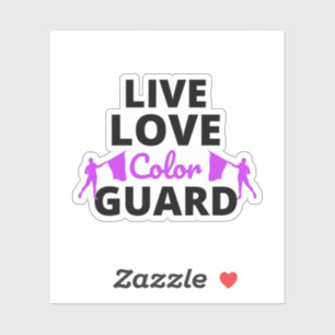 Farbschützentanz und Flag Vibrany Performance Aufkleber