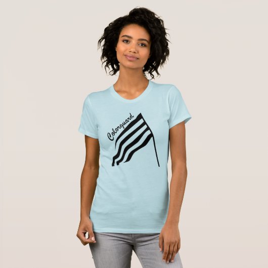 Farbschutzflagge T-Shirt (Vorne ganz)