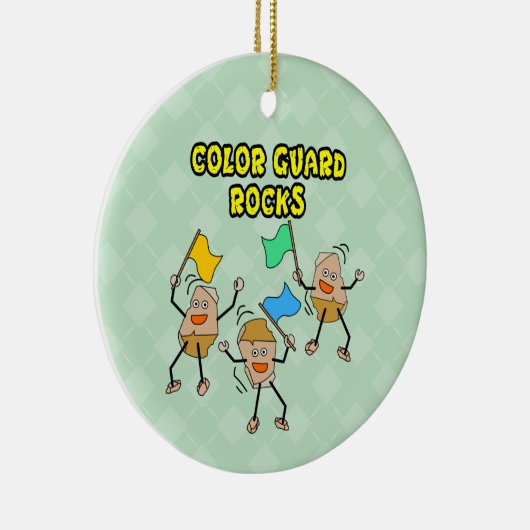 Farbschutzgesteine Keramik Ornament (Rechts)