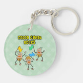 Farbschutzgesteine Schlüsselanhänger (Rückseite)