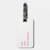 Farbschutztanz des Spiegels führt das Flag aus | G Gepäckanhänger (Rückseite vertikal)