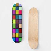 Farbschwarzes GrenzeSkateboard Skateboard (Vorderseite)