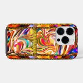 Farbschwirl iPhone Hülle (Rückseite (Horizontal))