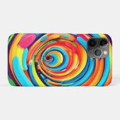 Farbschwirren im psychedelischen Tunnel Case-Mate iPhone Hülle (Rückseite (Horizontal))