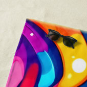 Farbschwirren, psychedelischer Geist, farbiges Cha Strandtuch (Beispiel)