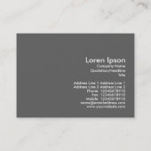 Farbsegmente 01 (begrenzt) visitenkarte (Rückseite)