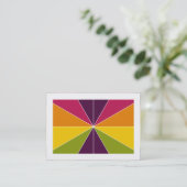 Farbsegmente 02 (begrenzt) visitenkarte (Stehend Vorderseite)