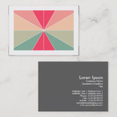 Farbsegmente 03 (begrenzt) visitenkarte (Vorne/Hinten)