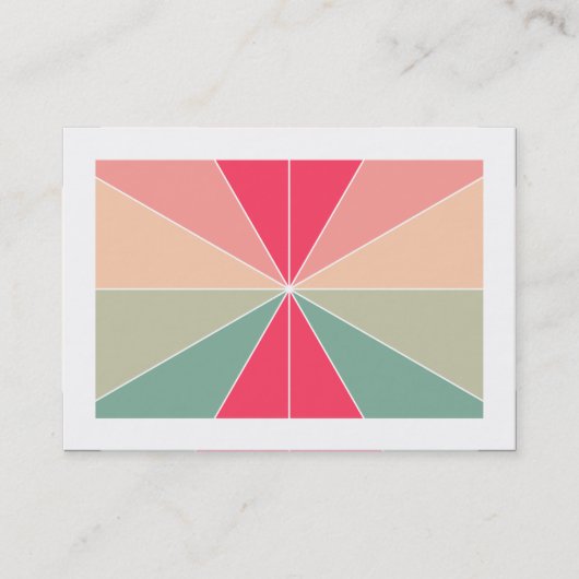 Farbsegmente 03 (begrenzt) visitenkarte (Vorderseite)