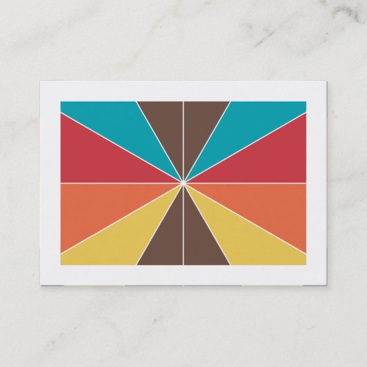 Farbsegmente 05 (begrenzt) visitenkarte (Vorderseite)