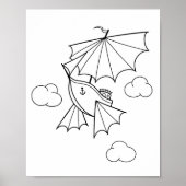 Farbseite des Flying Ship Poster (Vorne)