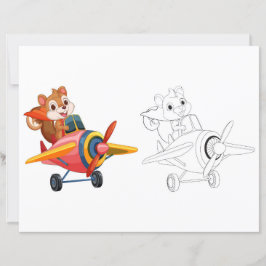 Farbseite des niedlichen Cartoon