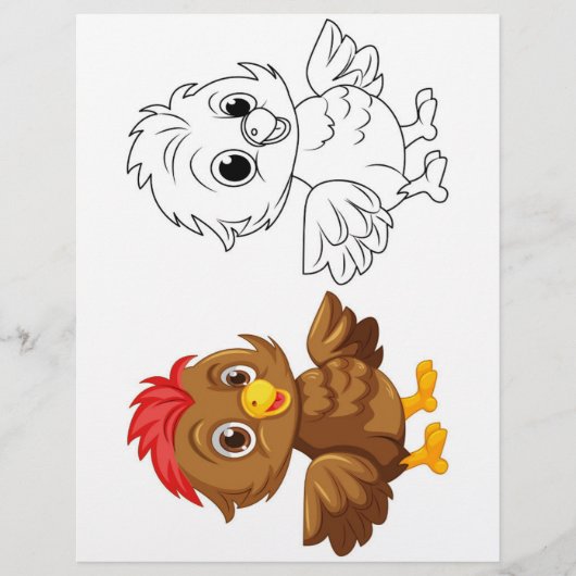 Farbseite für die Doodle (Vorderseite)