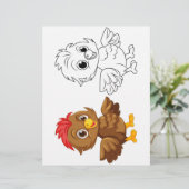 Farbseite für die Doodle (Stehend Vorderseite)