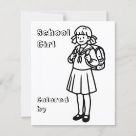 Farbseite.. Schulmädchen