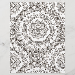 Farbseiten-Blume-Quilt-Scrapbook-Papier