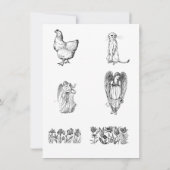 Farbseiten für Kinder Einladung (Rückseite)