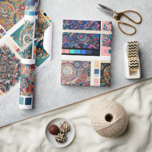 Farbseiten Geschenkartikel zum Färben von Buchgesc Geschenkpapier