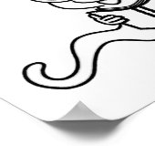 Farbseitenwurm Poster (Ecke)