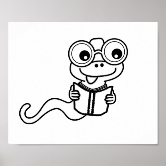 Farbseitenwurm Poster (Vorne)