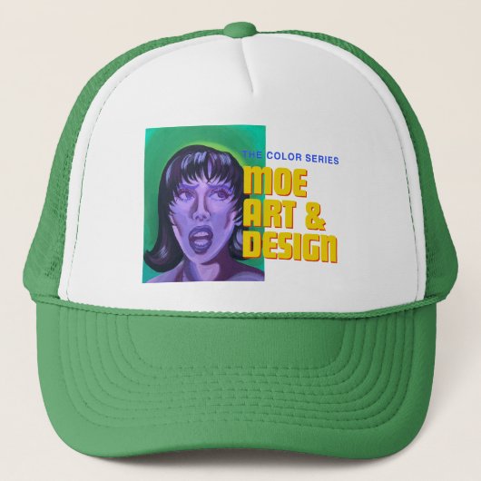 Farbserie - Lila LKW-Hut Truckerkappe (Vorderseite)