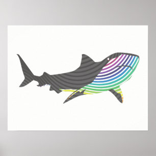 FarbShark Swirl Poster
