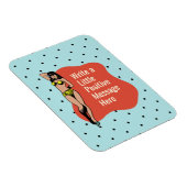 Farbsicherheit: Retro-Radiowinken Magnet (Rechte Seite)