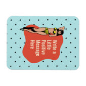 Farbsicherheit: Retro-Radiowinken Magnet (Horizontal)