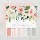 Farbskala der Inspiration zum Hochsetzen Einladung (Vorne/Hinten)